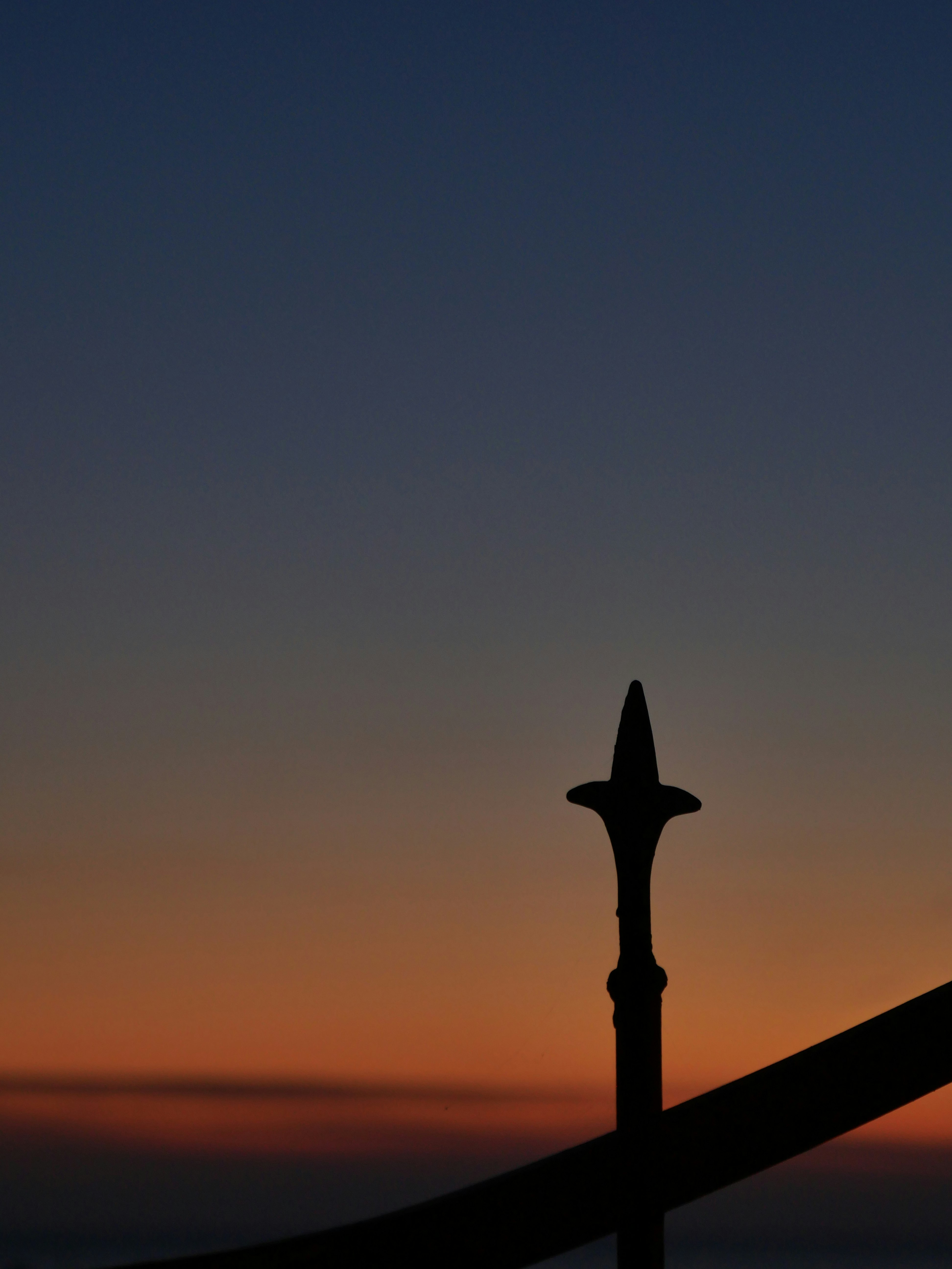 silhouette of tower during sunset